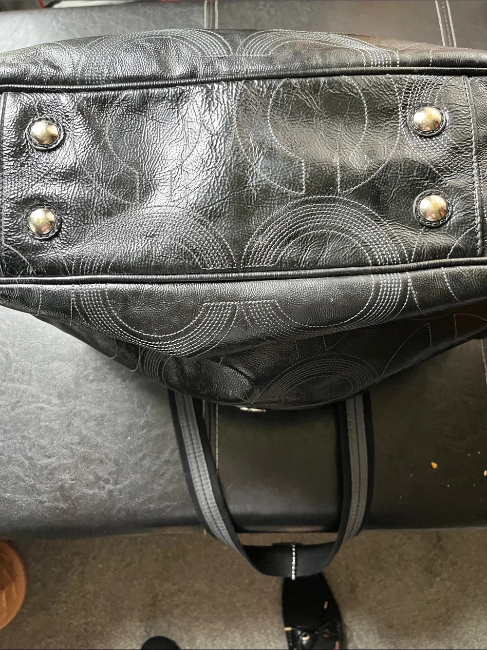 Coach baby bag